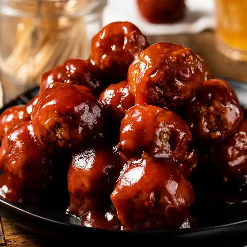 Boulettes De Viande Piquantes Au Miel À La Mijoteuse Boulettes De Viande Piquantes Au Miel À La Mijoteuse