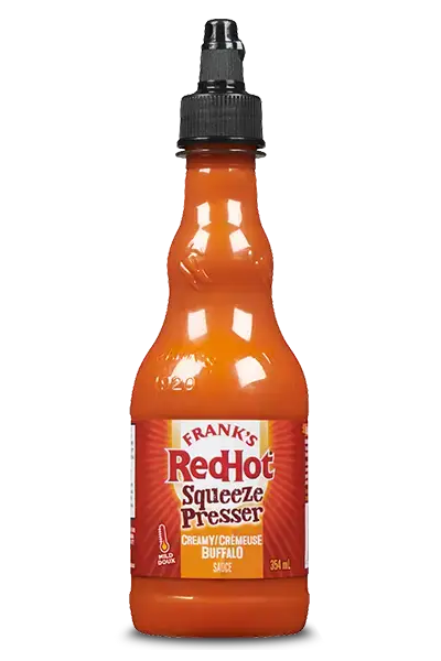 La Sauce Buffalo Crémeuse Franks RedHot à Presser La Sauce Buffalo Crémeuse Franks RedHot à Presser